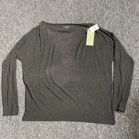 NWT - Eileen Fisher Cozy Viscose Stretch with Beads - Medium ($238) - Picture 1 of 12